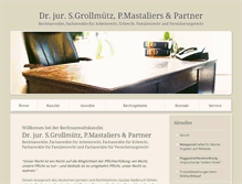 Tablet Screenshot of grollmuetz-mastaliers.de